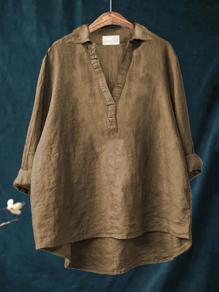 Andréa | Elegant Natural Blouse