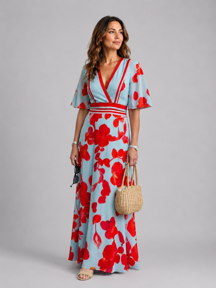 Isabell | Maxi Dress with V-Neck