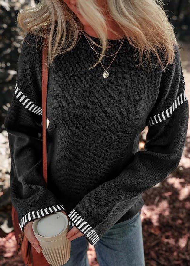Maisie | Chic Contrast Sweater