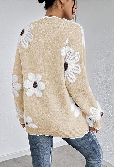 Erin™ | Unique V-Neck Loose Fit Sweater