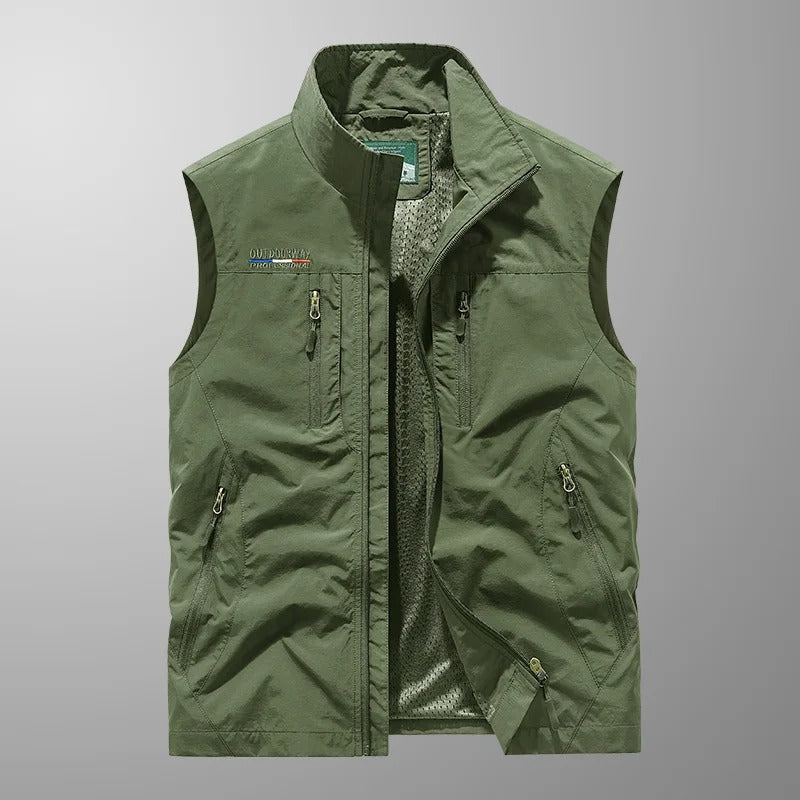 Arthur | Multi-Pocket Breathable Outdoor Cargo Vest