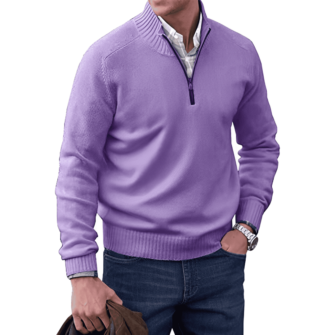 Luke™ | Polished Zip-Up Sweater