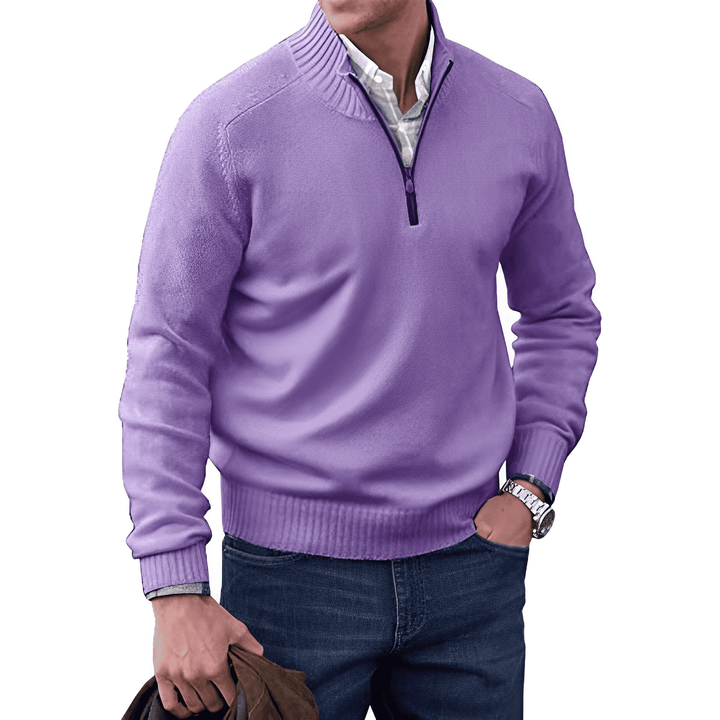 Luke™ | Polished Zip-Up Sweater