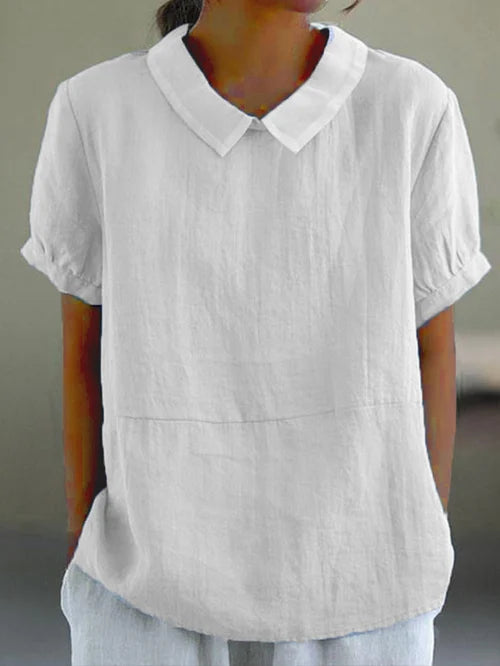 Clarissa | Relaxed Fit Collared Blouse