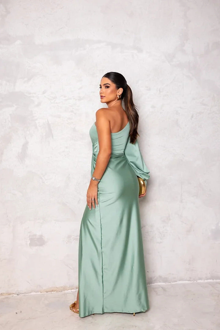 Mabel | Long Skirt Slit Dress