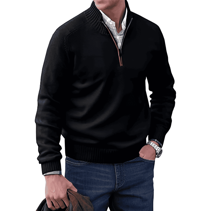 Luke™ | Polished Zip-Up Sweater