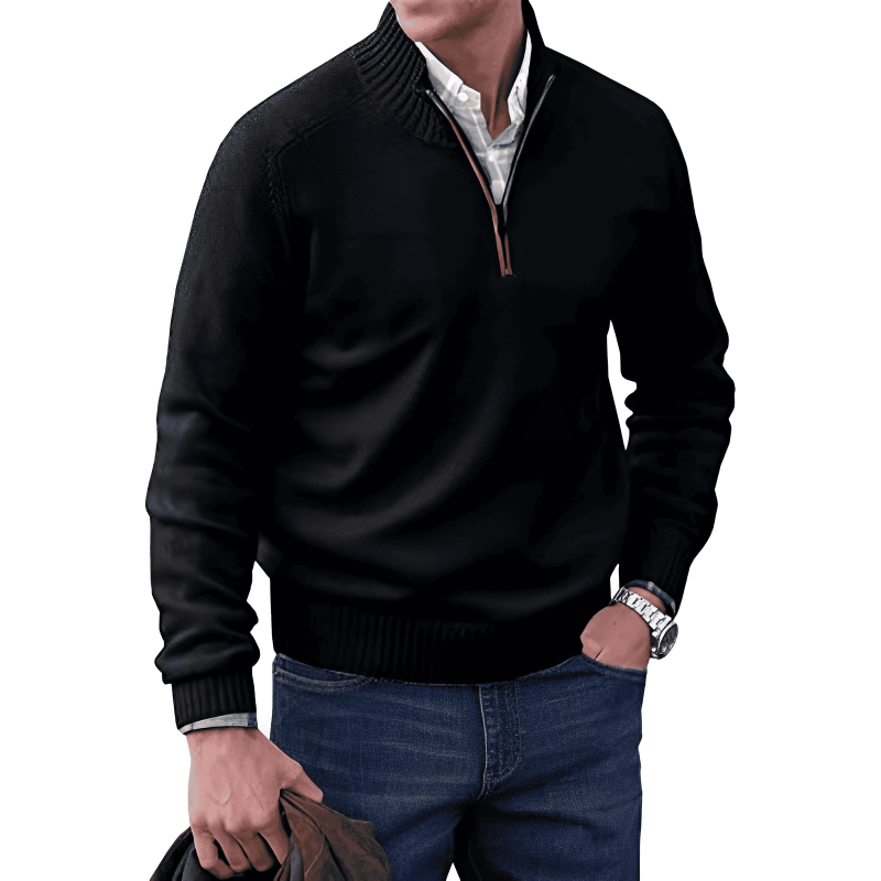 Noah™ - Elegant zippered sweater