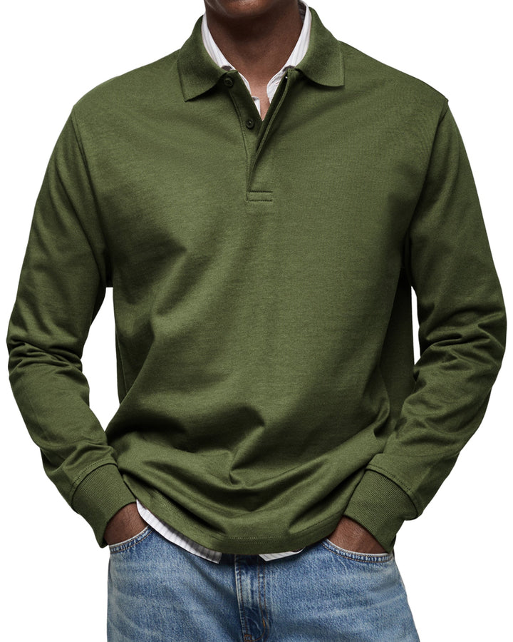 Henry | Casual Long Sleeve Polo