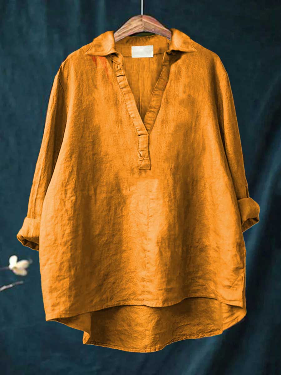 Andréa | Elegant Natural Blouse