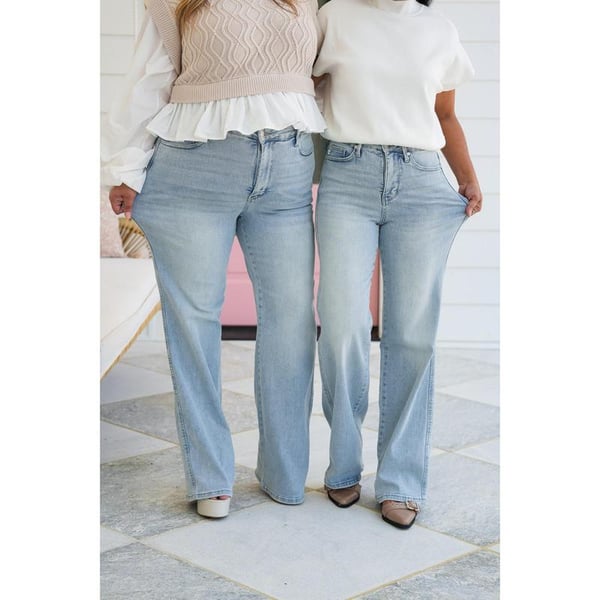 Karleen™ | High Rise Tummy Control Vintage Straight Cut Jeans