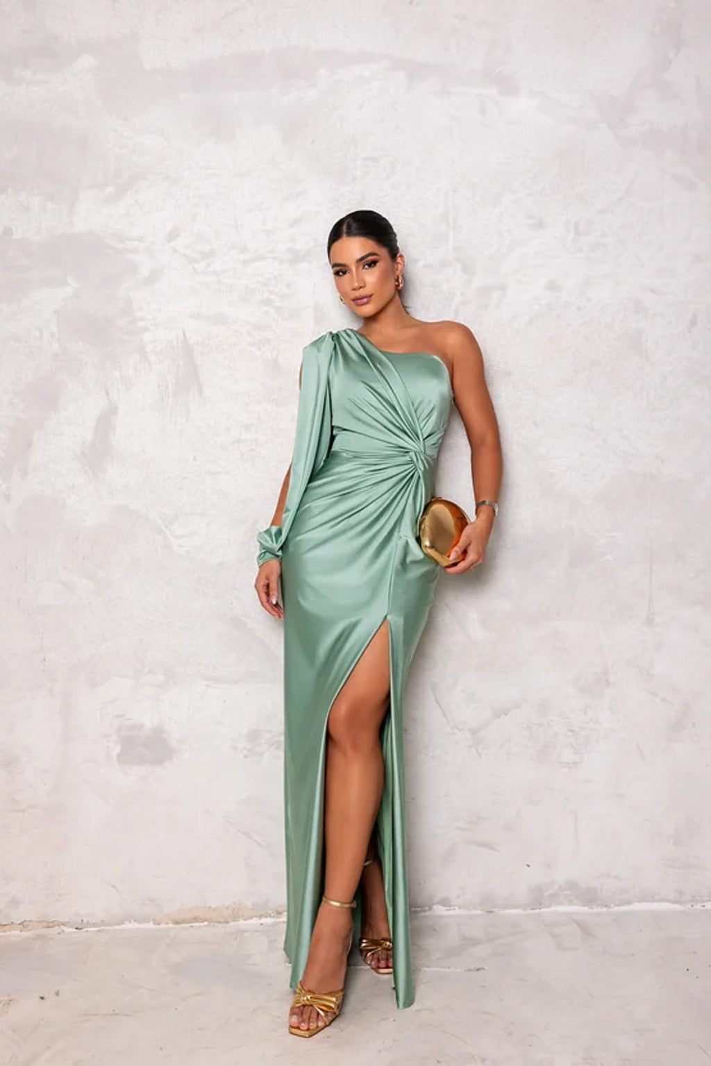 Mabel | Long Skirt Slit Dress