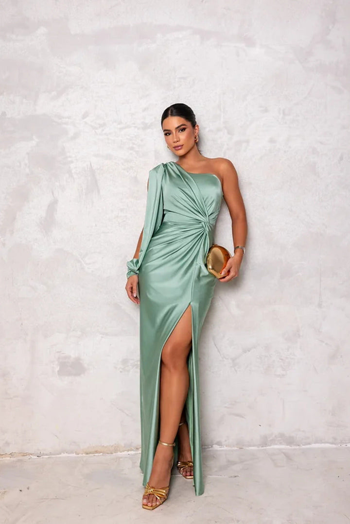 Mabel | Long Skirt Slit Dress