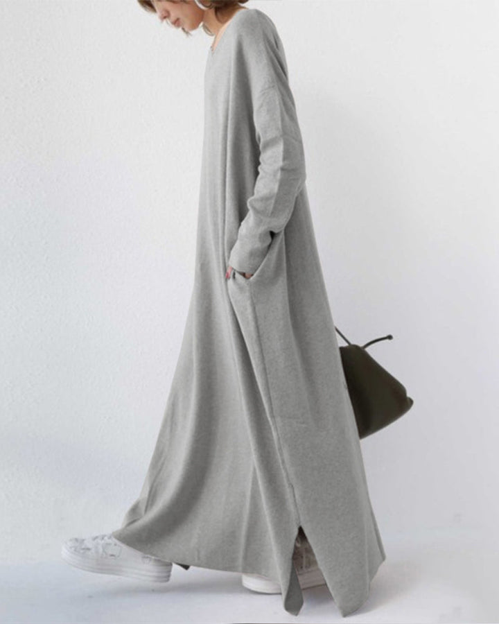 Myrtel | Elegant Casual V-Neck Dress