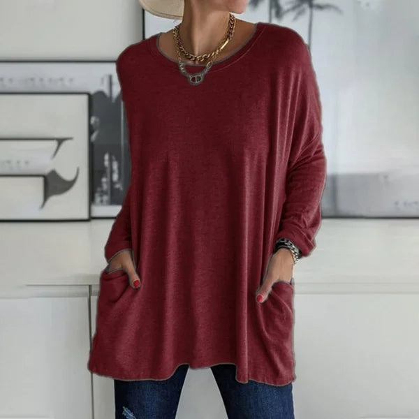 Marie | Relaxed Long Sleeve Top