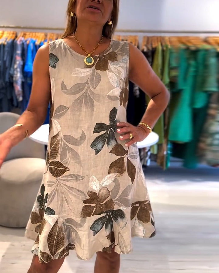 Cressida | Sleeveless Floral Dress