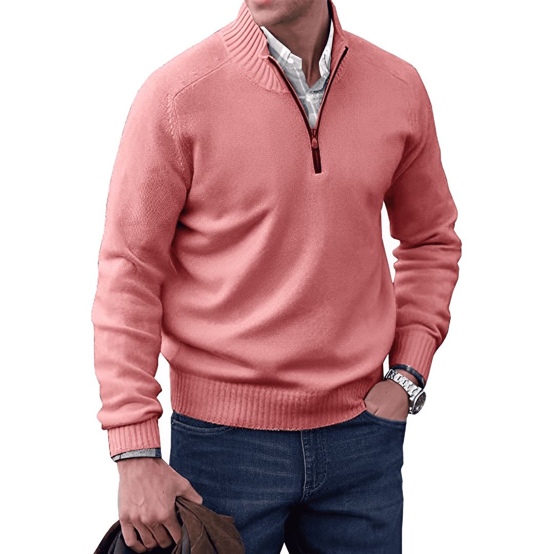 Luke™ | Polished Zip-Up Sweater