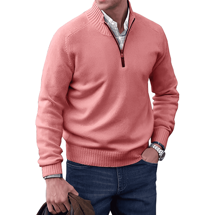 Luke™ | Polished Zip-Up Sweater