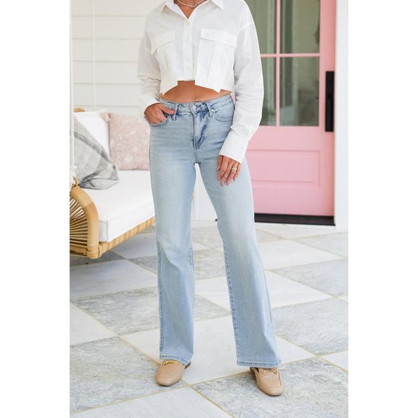 Karleen™ | High Rise Tummy Control Vintage Straight Cut Jeans