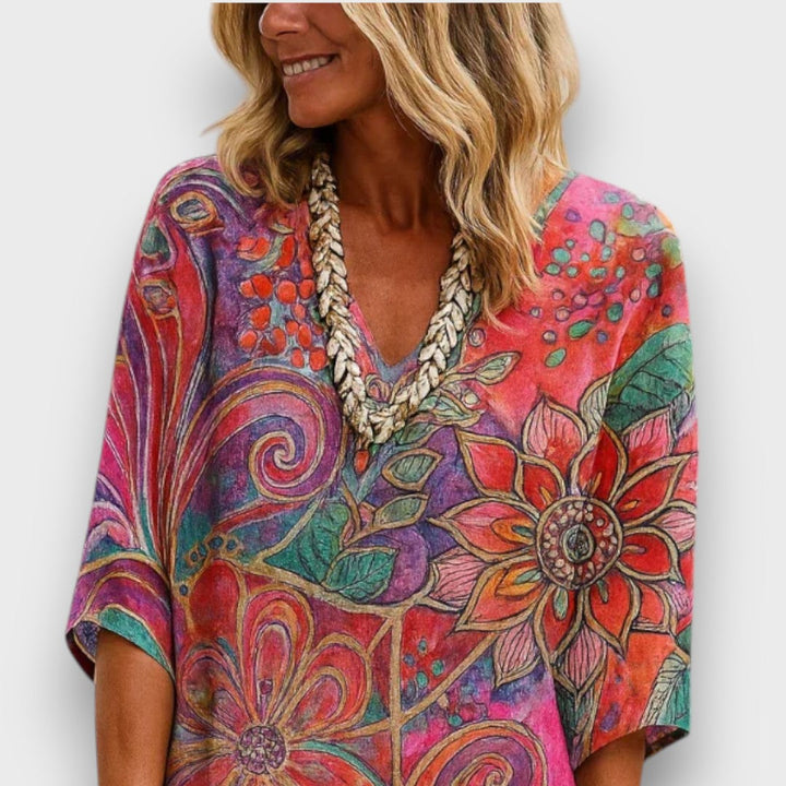 Helen | Elegant Casual Floral Dress