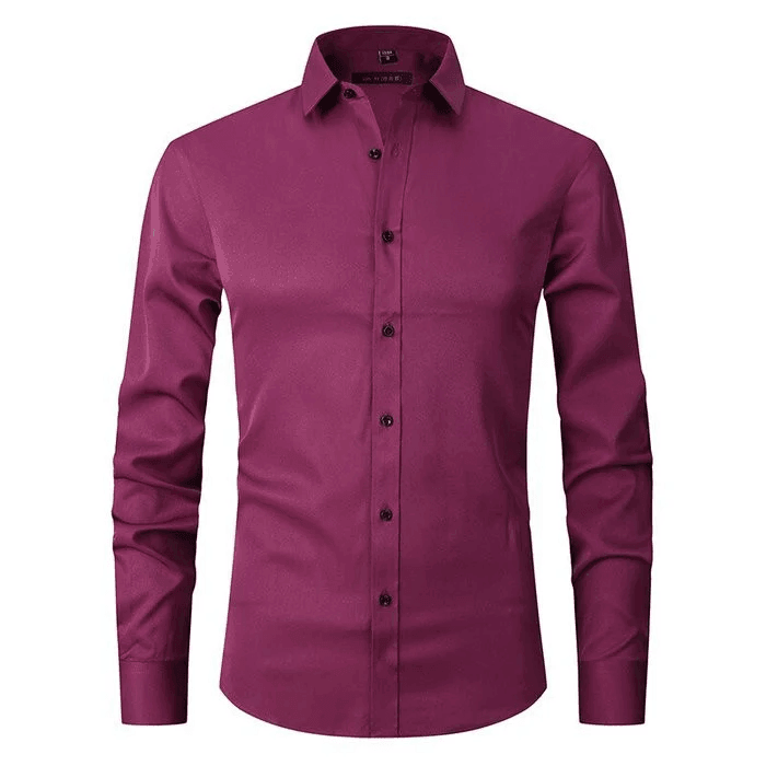 Marcello™ | Muscle Fit Elastic Anti-Wrinkle Shirt