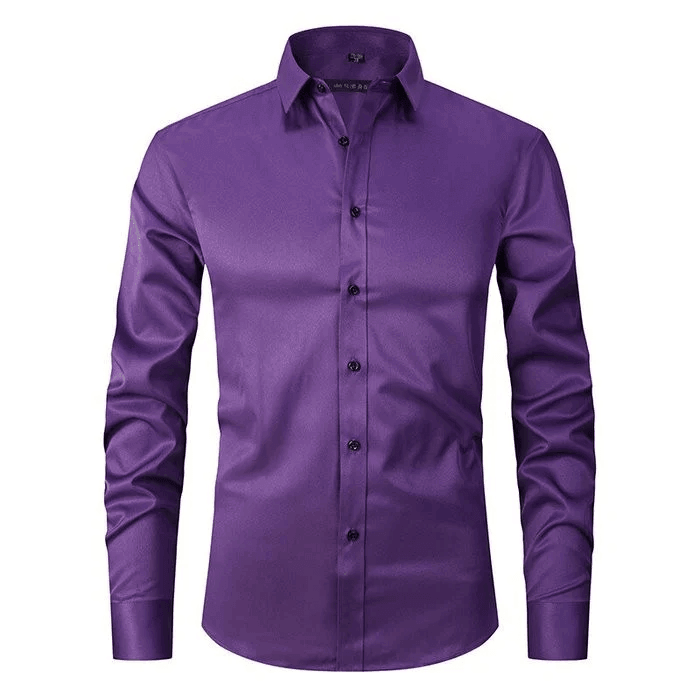 Marcello™ | Muscle Fit Elastic Anti-Wrinkle Shirt