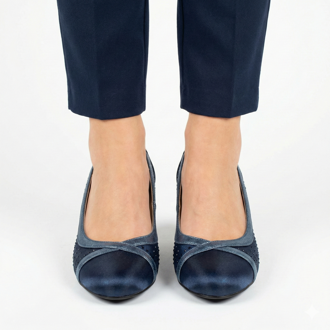 Callie - Comfortable Women's Moccasin with Heel