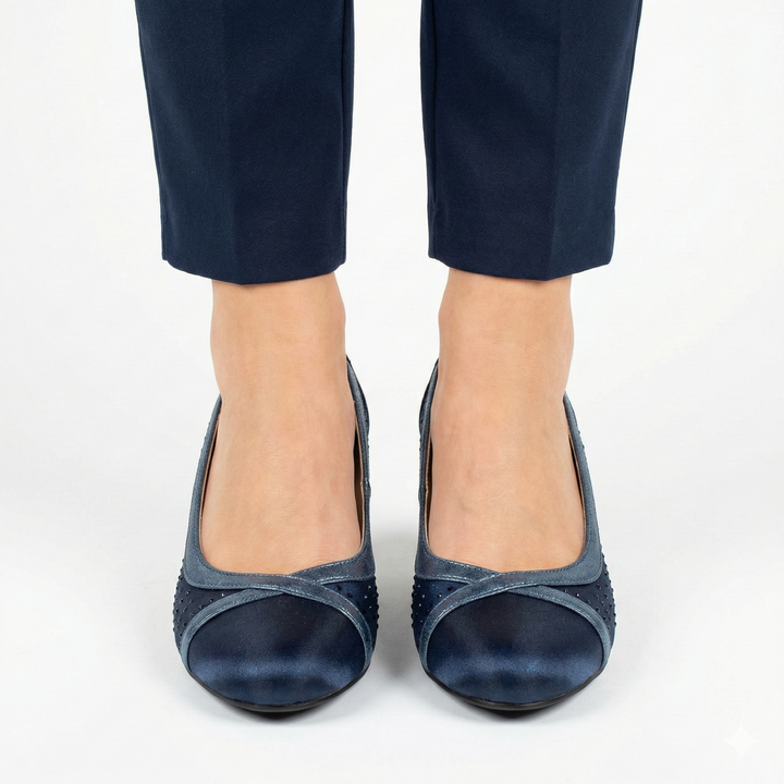Callie - Comfortable Women's Moccasin with Heel