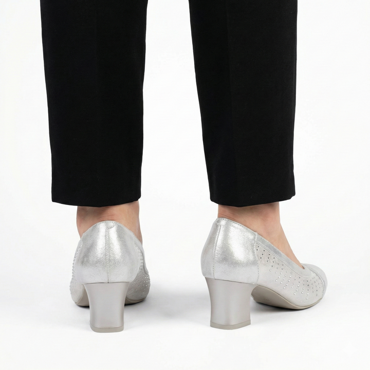 Callie - Comfortable Women's Moccasin with Heel