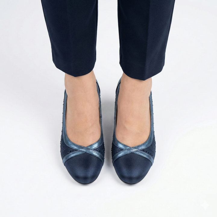 Callie - Comfortable Women's Moccasin with Heel
