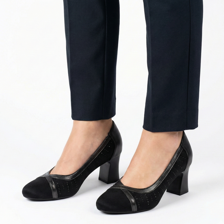 Callie - Comfortable Women's Moccasin with Heel