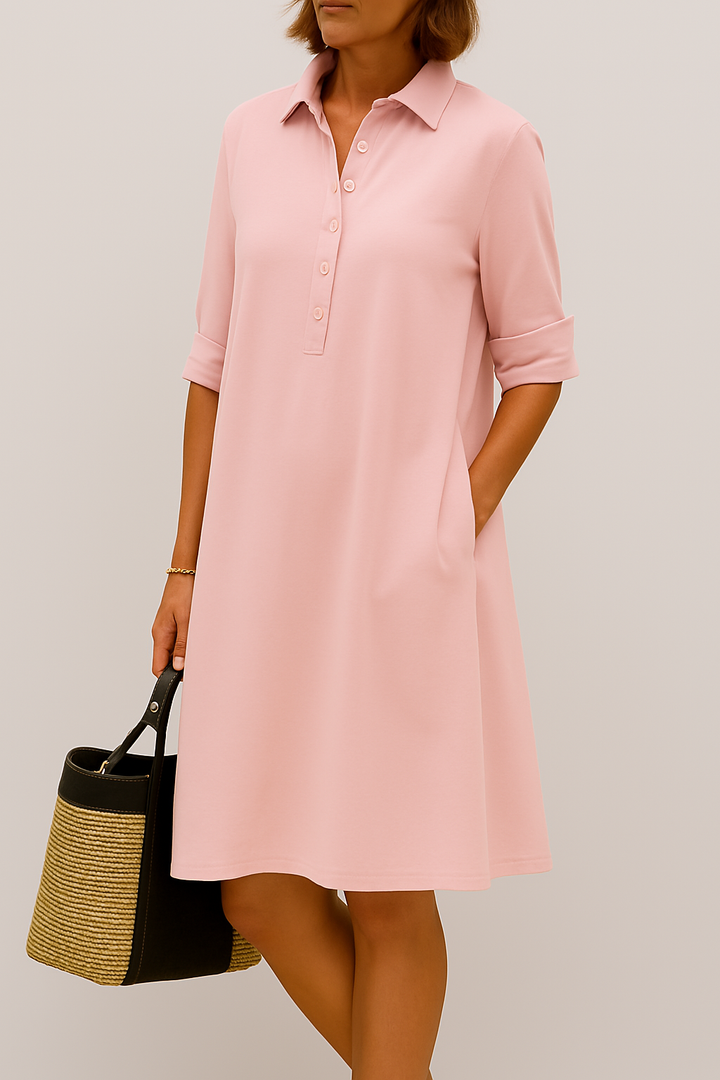 Maelis | Button Down Shirt Dress
