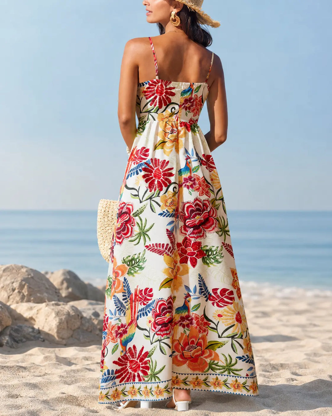 Marbella | Tropical Bloom Maxi Dress