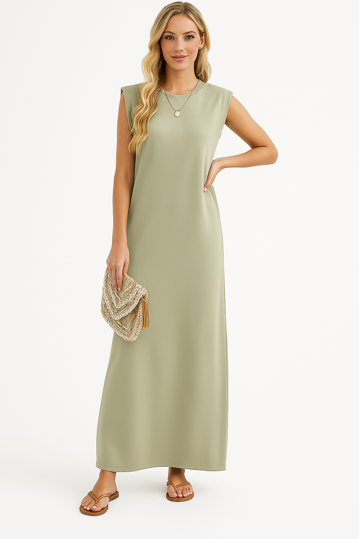 Elaine | Flowy Wrinkle-Free Maxi Dress