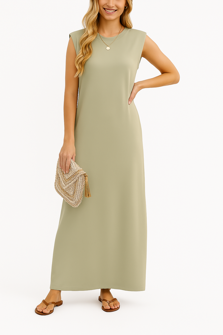 Elaine | Flowy Wrinkle-Free Maxi Dress