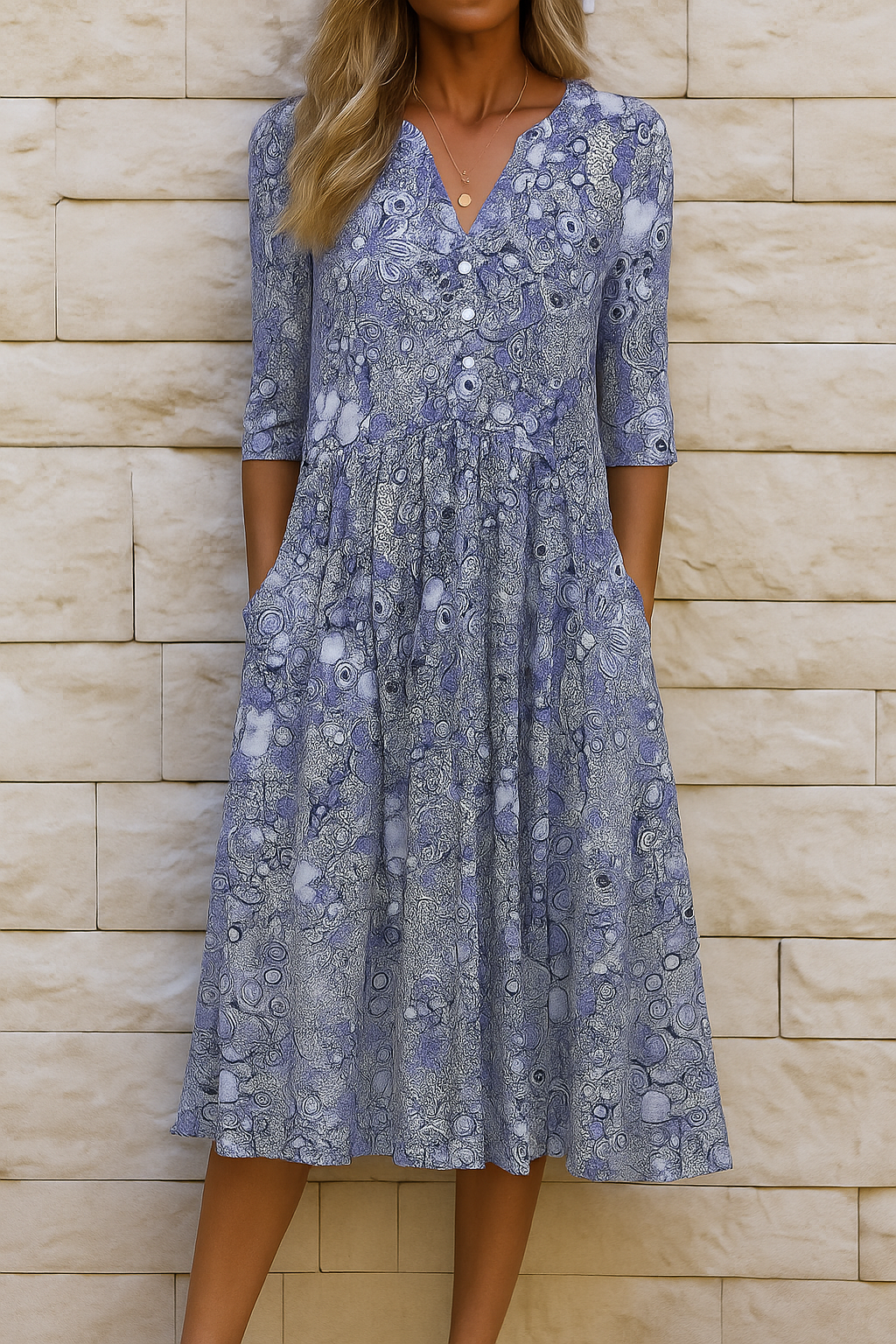 Constance | V-Neck Dress