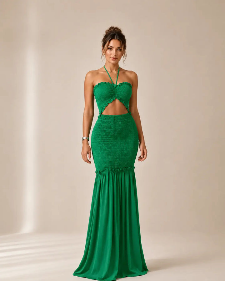 Alessia | Tropical Maxi Dress
