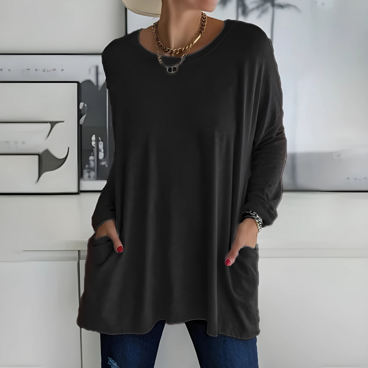 Marie | Relaxed Long Sleeve Top