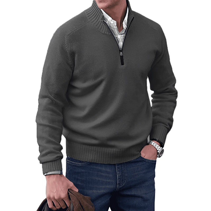 Noah™ - Elegant zippered sweater