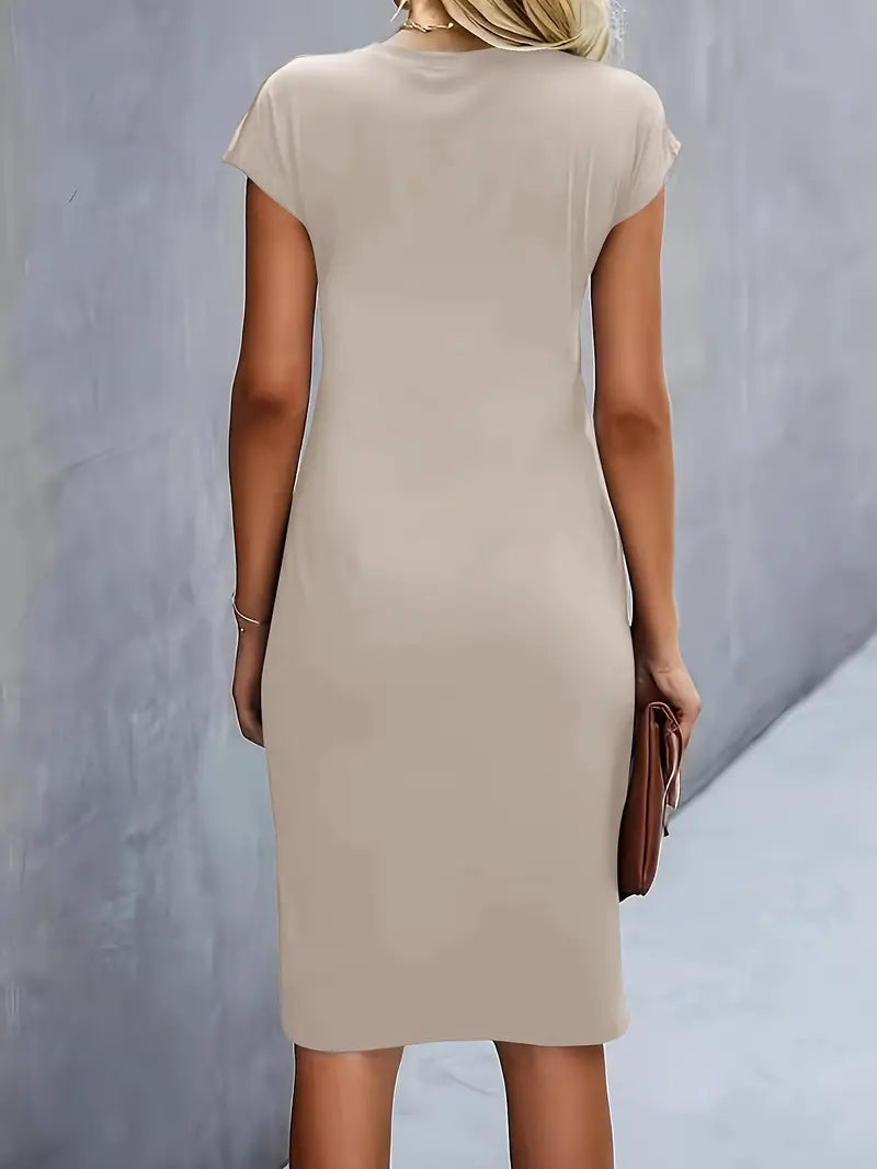 Courtney | Stylish Round Neck Dress