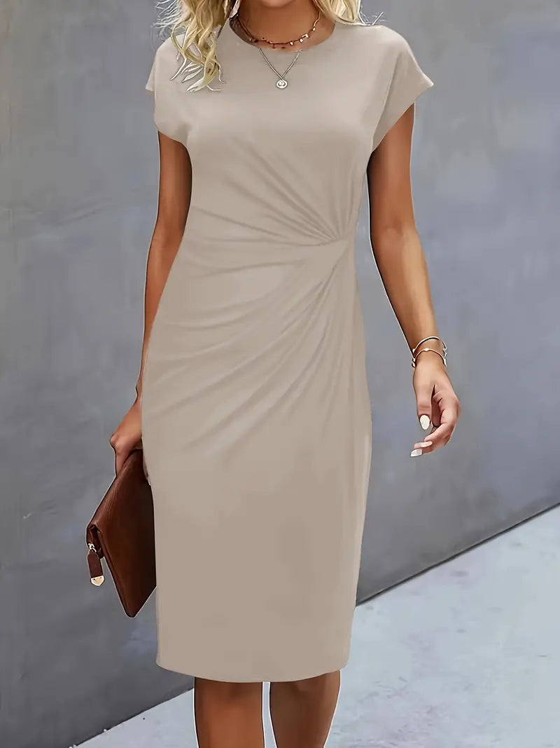 Courtney | Stylish Round Neck Dress