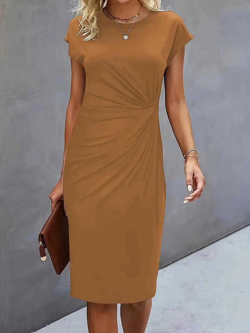 Courtney | Stylish Round Neck Dress