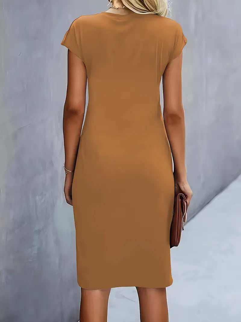 Courtney | Stylish Round Neck Dress