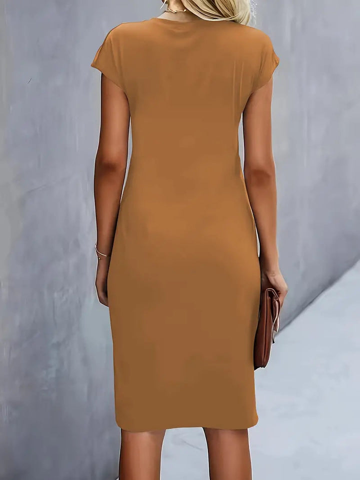 Courtney | Stylish Round Neck Dress