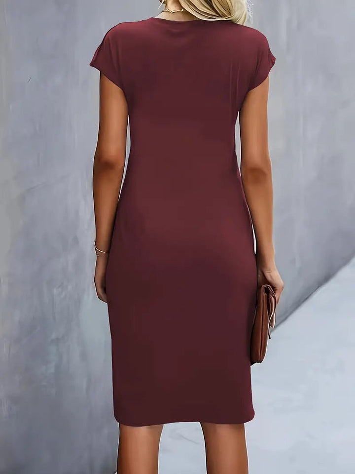 Courtney | Stylish Round Neck Dress