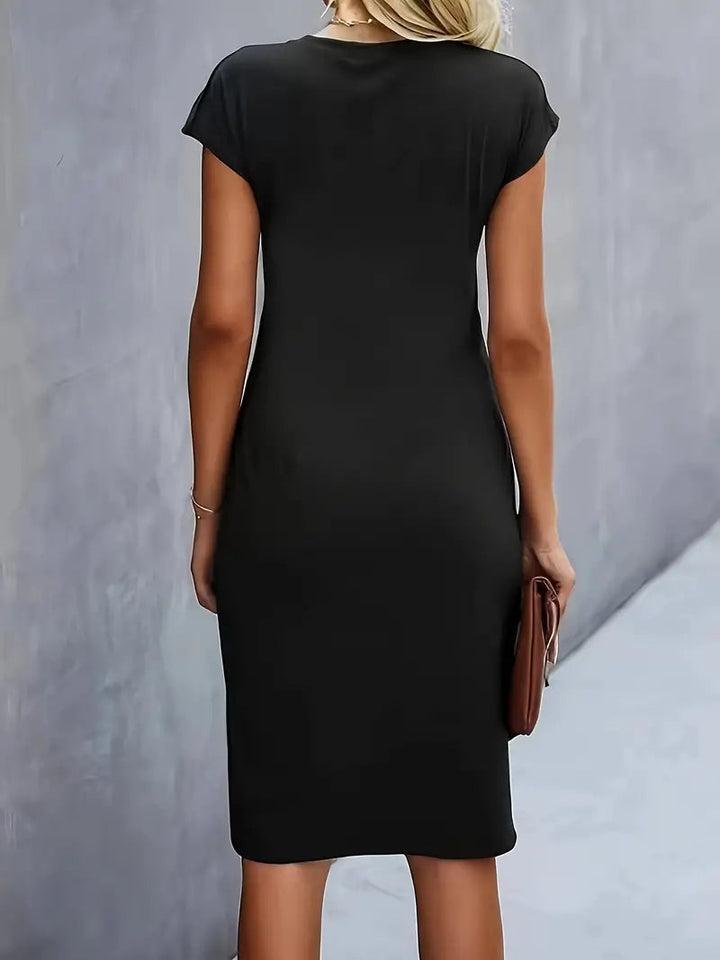 Courtney | Stylish Round Neck Dress