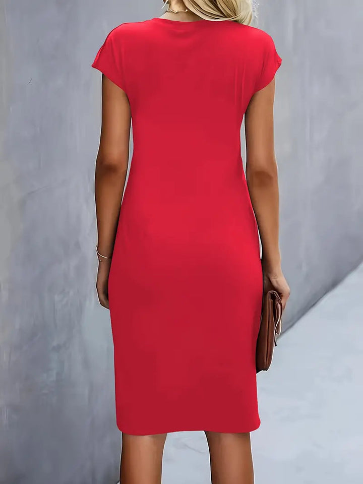 Courtney | Stylish Round Neck Dress