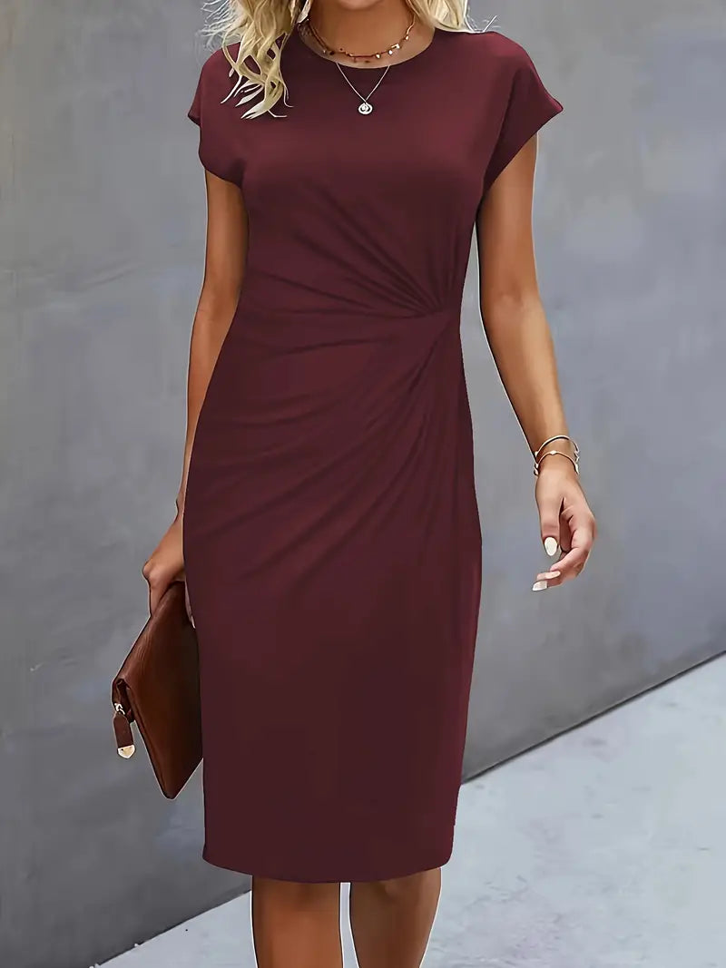 Courtney | Stylish Round Neck Dress