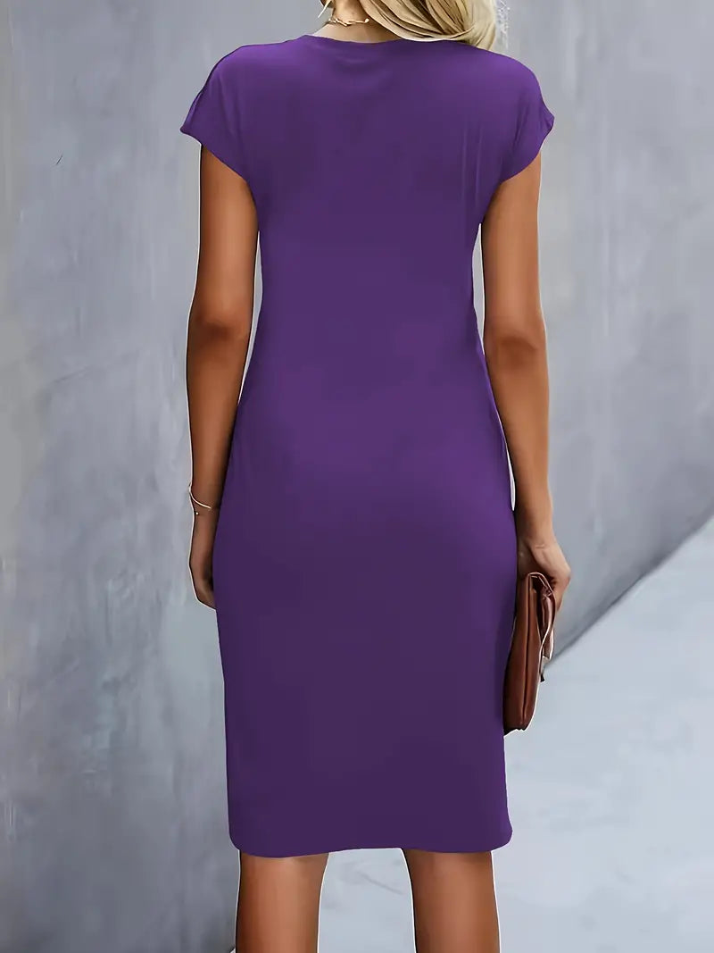 Courtney | Stylish Round Neck Dress