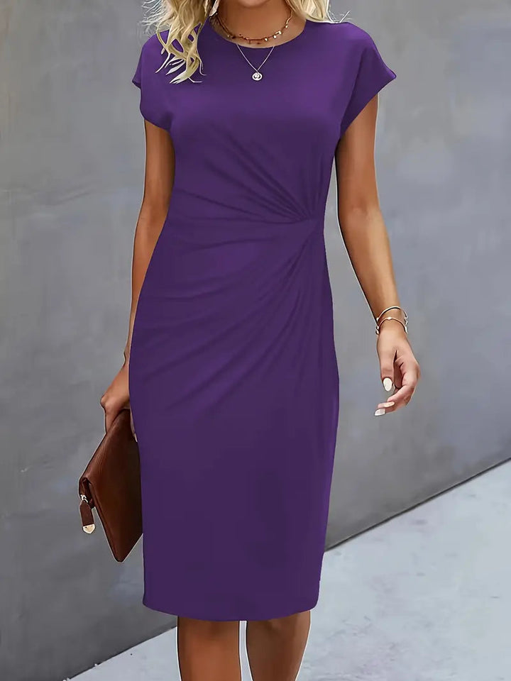 Courtney | Stylish Round Neck Dress
