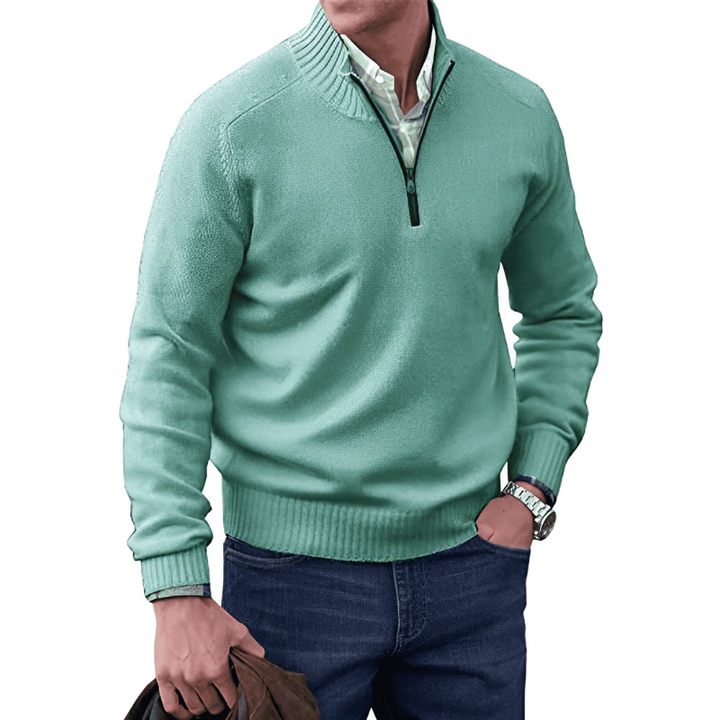 Noah™ - Elegant zippered sweater